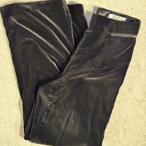 MaxMara Elegant Black Velvet Trousers